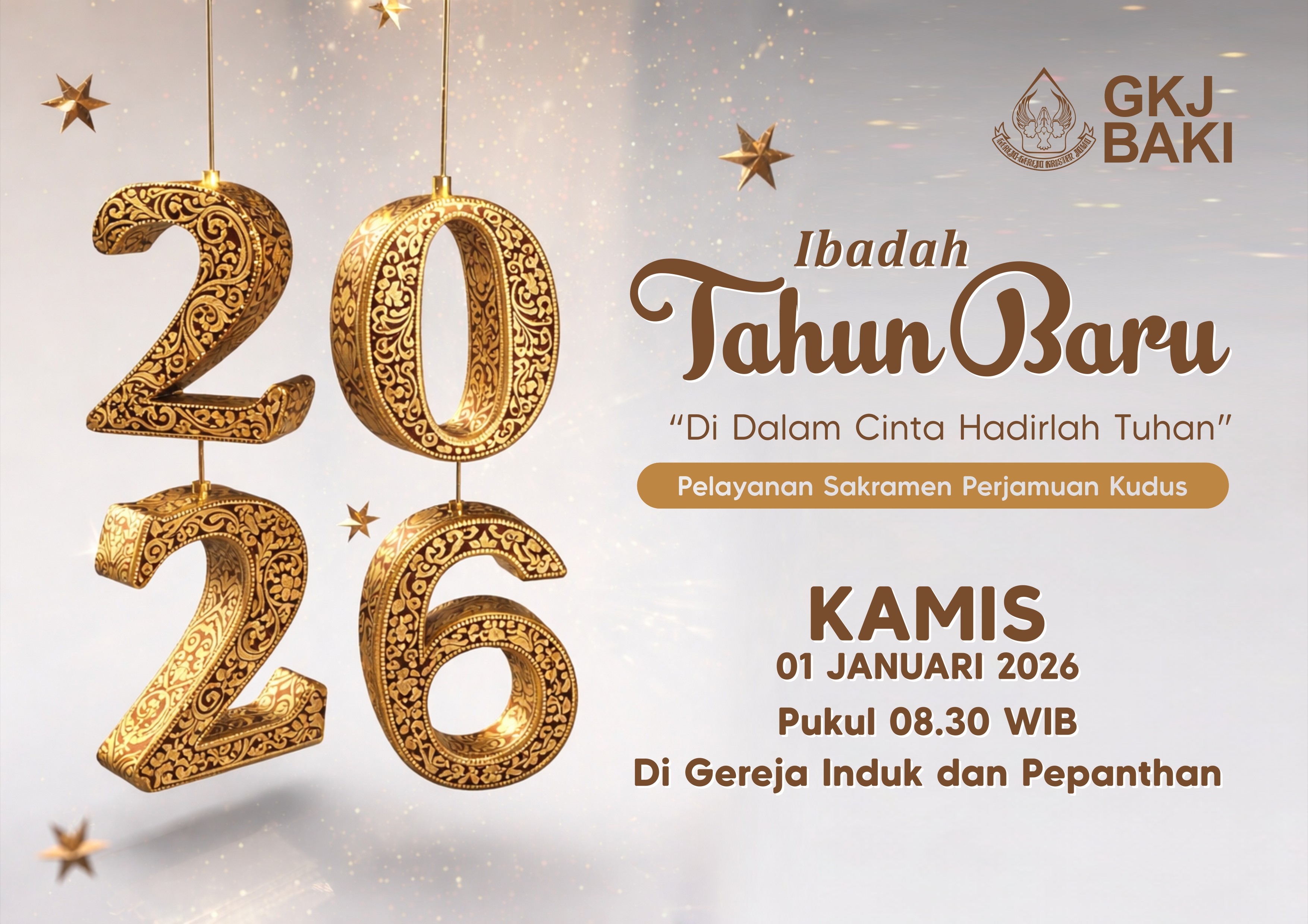 Ibadah Tahun Baru, gereja kristen jawa, gkj, gkj baki, gereja kristen jawa baki, baki, sukoharjo, gkj klasis sukoharjo, klasis sukoharjo, klasis, sinode gkj, sinode 