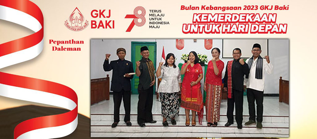 Ibadah HUT RI KE-78 di GKJ Baki Pepanthan Daleman, gereja kristen jawa, gkj, gkj baki, gereja kristen jawa baki, baki, sukoharjo, gkj klasis sukoharjo, klasis sukoharjo, klasis, sinode gkj, sinode 