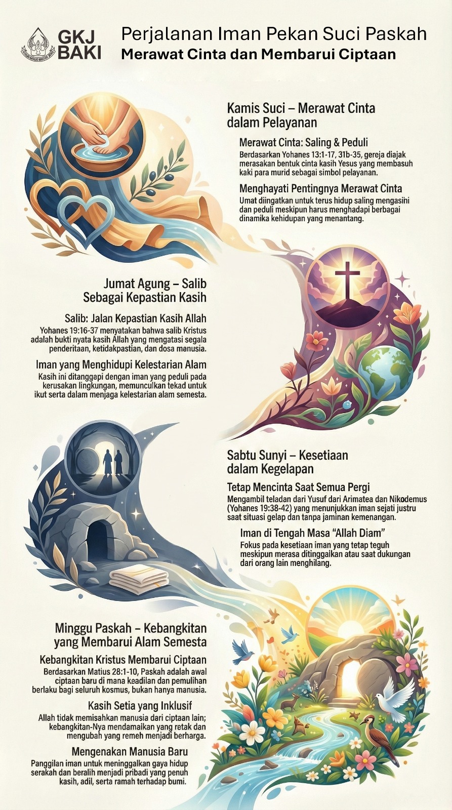 Perjalanan Iman Pekan Suci Paskah 2026 