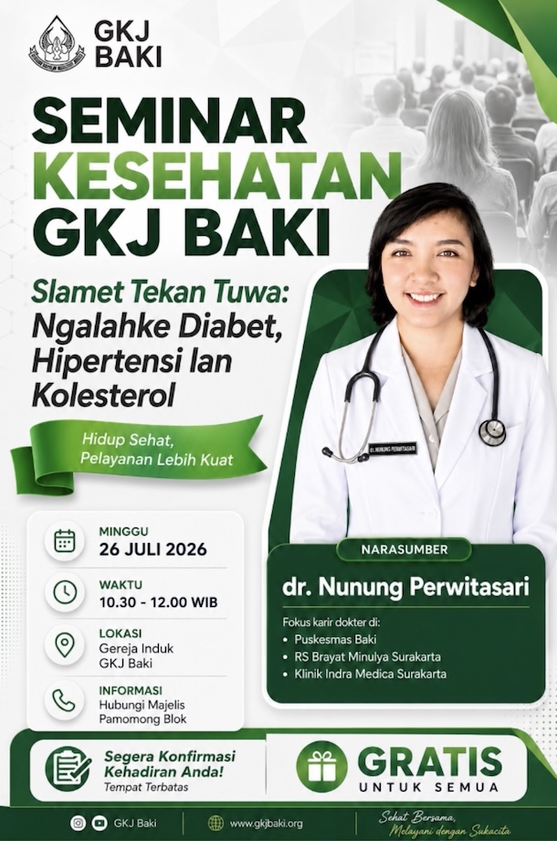 Seminar Kesehatan GKJ Baki 