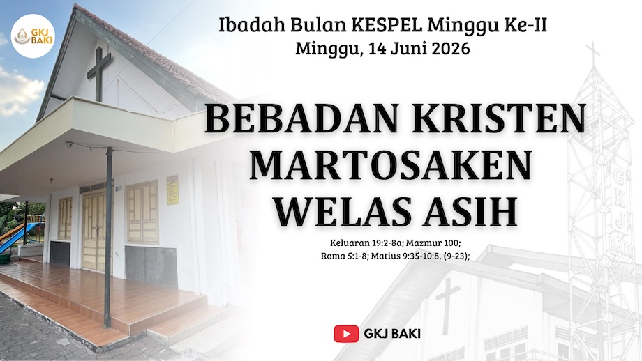 renungan, Ibadah Bulan KESPEL Minggu II, 14 Juni 2026 