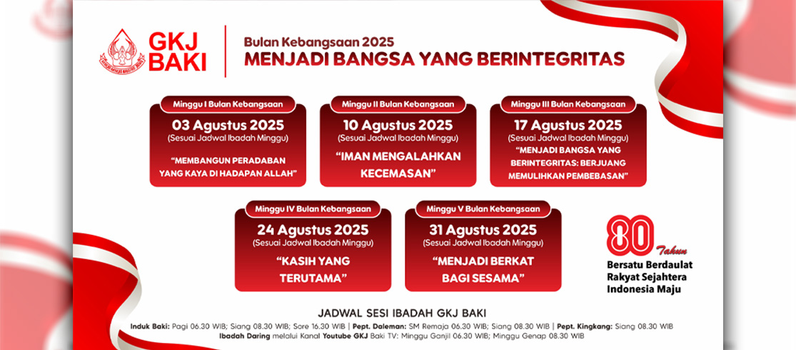 Bulan Kebangsaan GKJ Baki Tahun 2025, gereja kristen jawa, gkj, gkj baki, gereja kristen jawa baki, baki, sukoharjo, gkj klasis sukoharjo, klasis sukoharjo, klasis, sinode gkj, sinode 